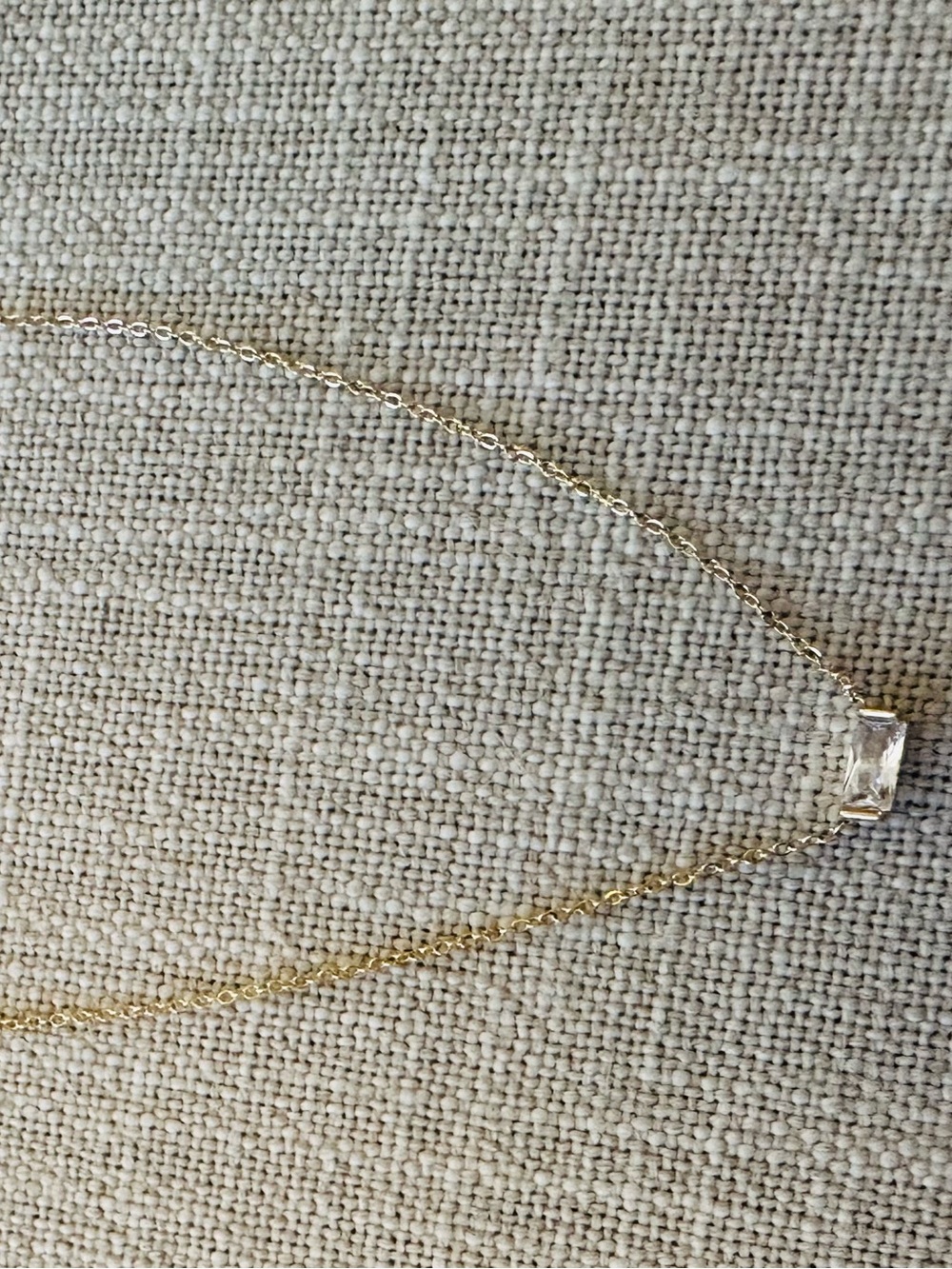 ONLY ONE Delicate Gold Rope Chain Necklace 18k plated - Picture 4 of 5